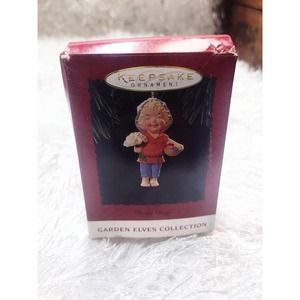 Hallmark Fairy Elf Christmas Tree Ornament Daisy Days Garden Elves Collection